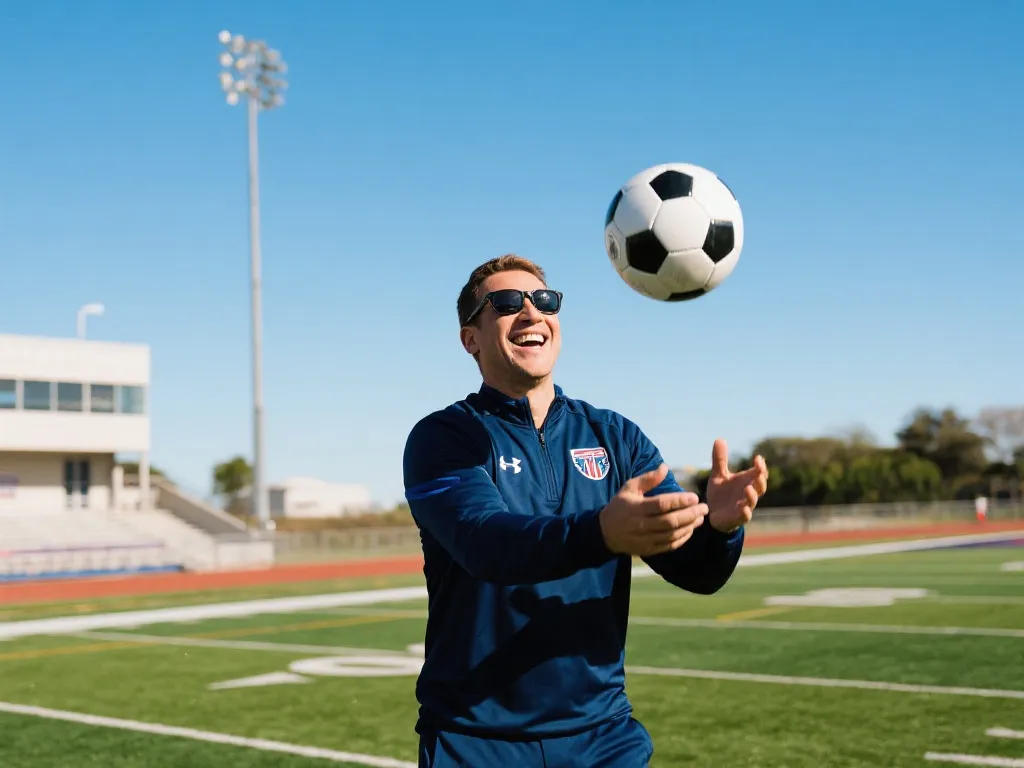 当迭戈教练遇上美国：球场上演“足球热狗”秀