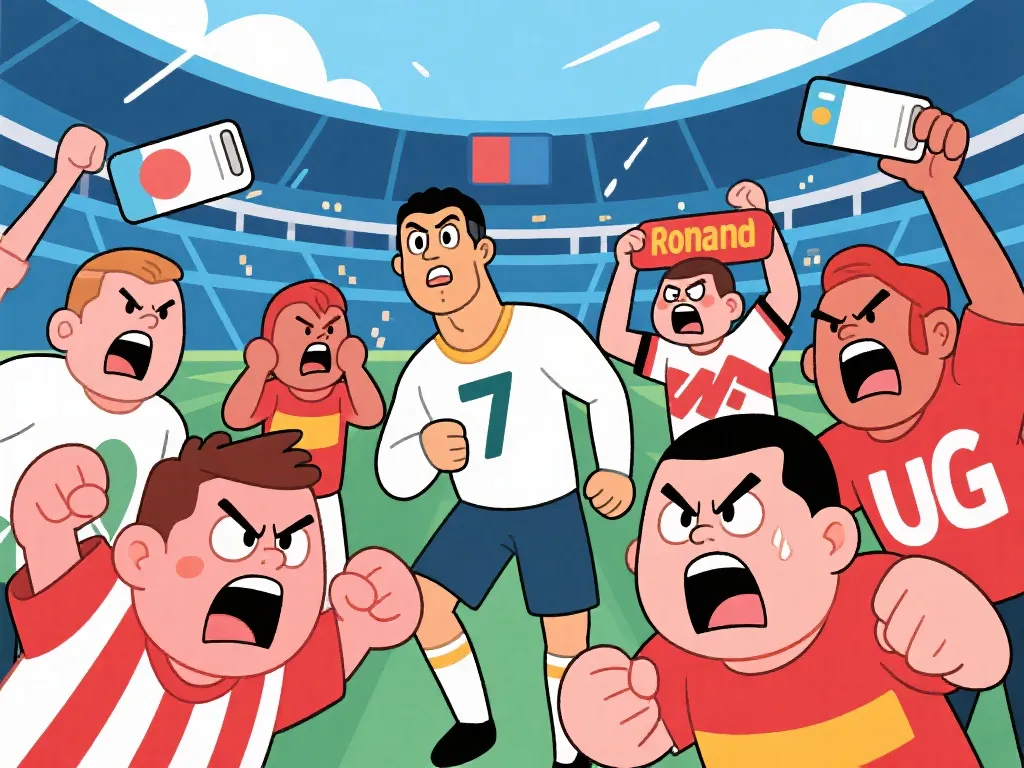 罗纳尔多消失的夜晚：看球迷如何用键盘“进球”